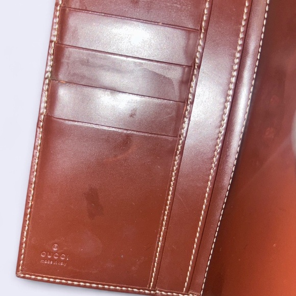 Gucci Brown and Tan Clutch Wallet - Picture 4 of 5